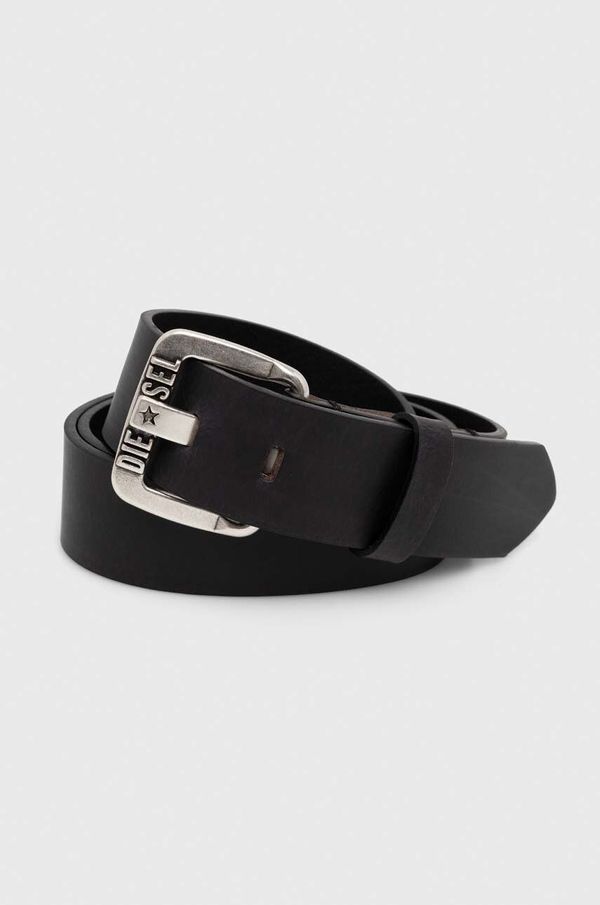 Diesel Kožni remen Diesel B-STAR II BELT za muškarce, boja: crna, X08881.P1913