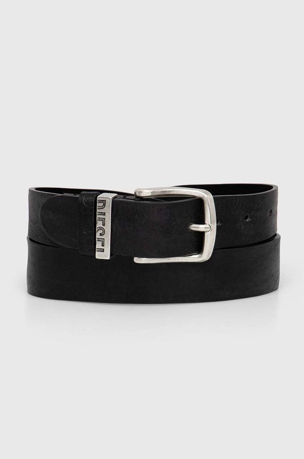 Diesel Kožni remen Diesel B-VISIBLE BELT za muškarce, boja: crna, X08506.PS142
