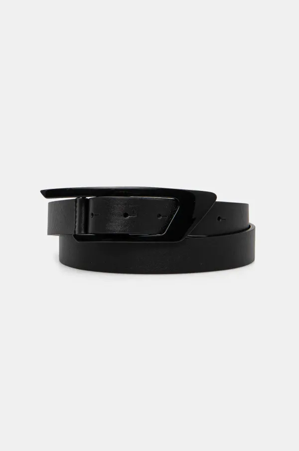 Diesel Kožni remen Diesel D LOGO B-DLOGO II belt za muškarce, boja: crna, X09916.PR227