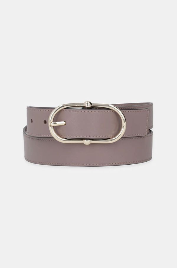 Furla Kožni remen Furla za žene, boja: siva, WC00077 AX0733 MA200