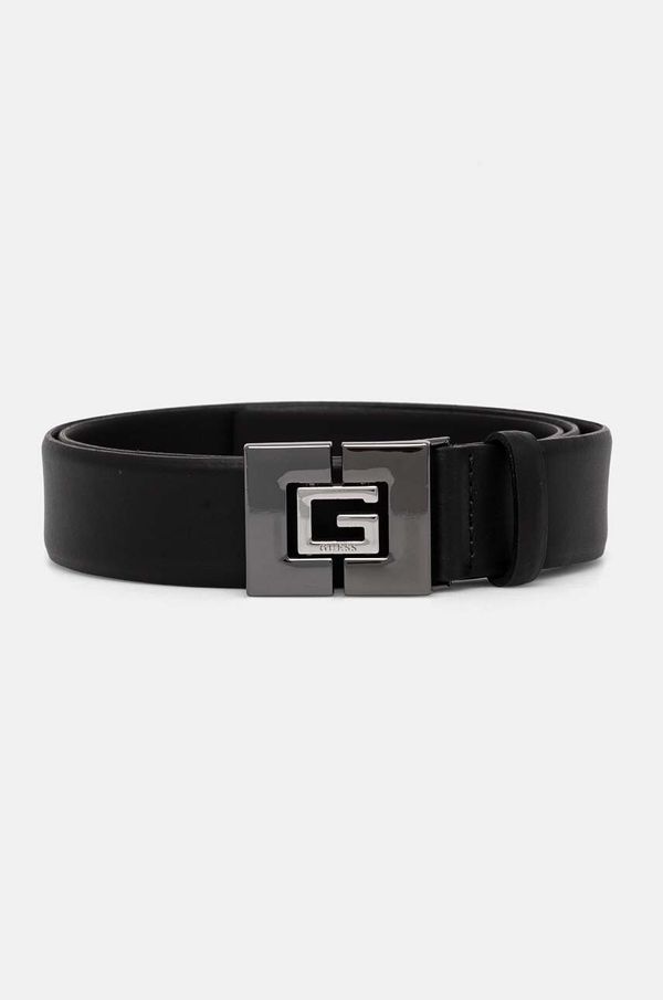 Guess Kožni remen Guess za muškarce, boja: crna, BMGNLE.P4435