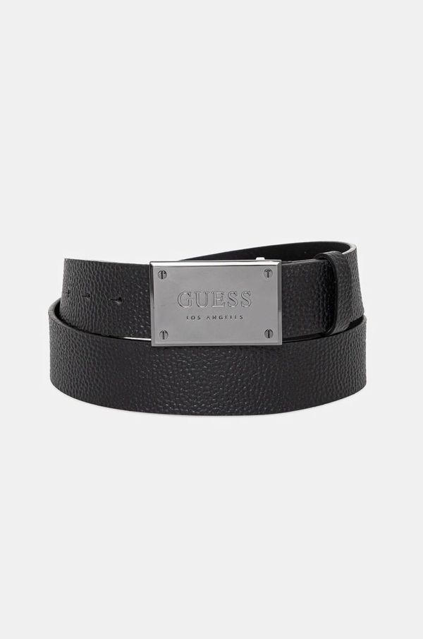 Guess Kožni remen Guess za muškarce, boja: crna, BMGRTU P5140