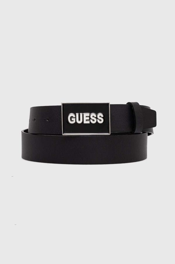 Guess Kožni remen Guess za muškarce, boja: crna, M4YZ13 L0UL0