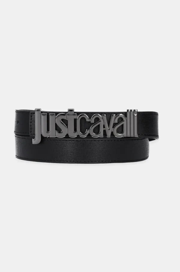Just Cavalli Kožni remen Just Cavalli za muškarce, boja: crna, 78QA6F30 ZPA42