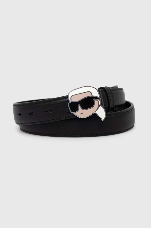 Karl Lagerfeld Kožni remen Karl Lagerfeld za žene, boja: crna, 245W3103