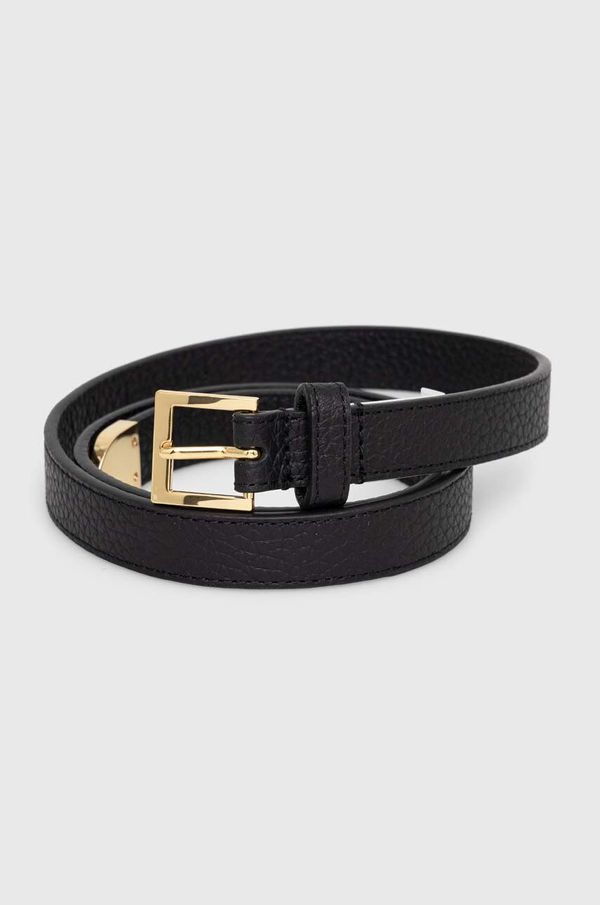 Lauren Ralph Lauren Kožni remen Lauren Ralph Lauren za žene, boja: crna