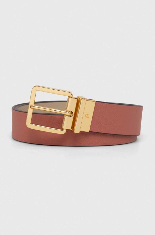 Lauren Ralph Lauren Kožni remen Lauren Ralph Lauren za žene, boja: ružičasta
