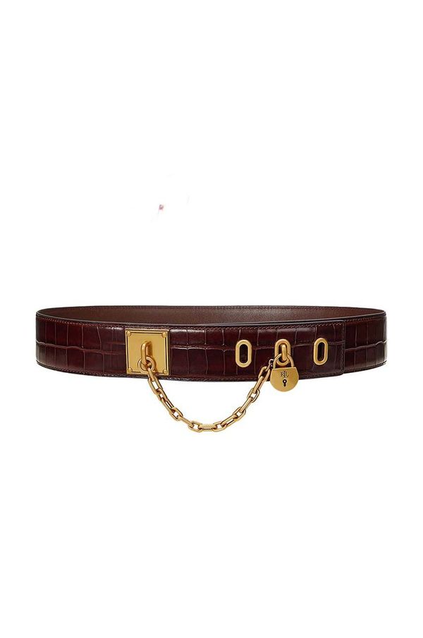 Lauren Ralph Lauren Kožni remen Lauren Ralph Lauren za žene, boja: smeđa, 412945226