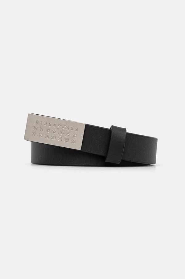 MM6 Maison Margiela Kožni remen MM6 Maison Margiela za žene, boja: crna, SA5TP0011.P7179