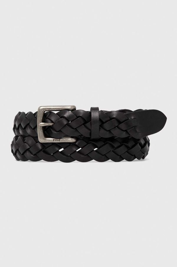 Polo Ralph Lauren Kožni remen Polo Ralph Lauren za muškarce, boja: crna