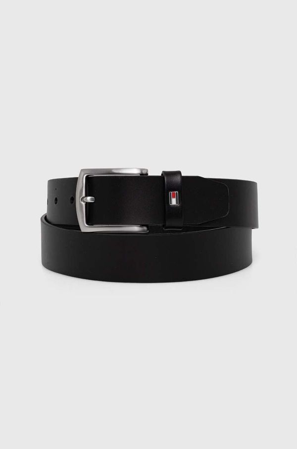 Tommy Hilfiger Kožni remen Tommy Hilfiger za muškarce, boja: crna, AM0AM08360