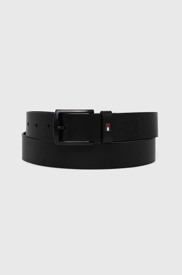 Tommy Hilfiger Kožni remen Tommy Hilfiger za muškarce, boja: crna, AM0AM08362