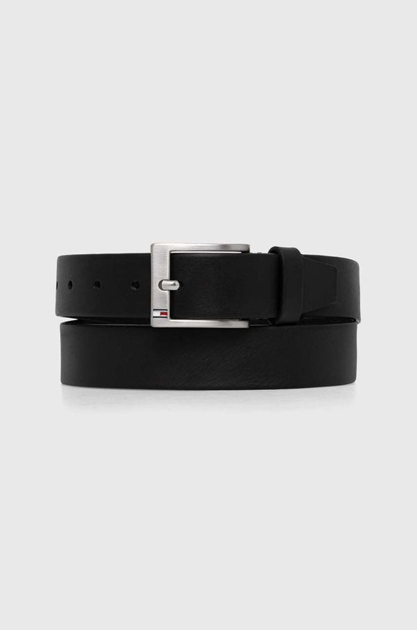 Tommy Hilfiger Kožni remen Tommy Hilfiger za muškarce, boja: crna, AM0AM08363