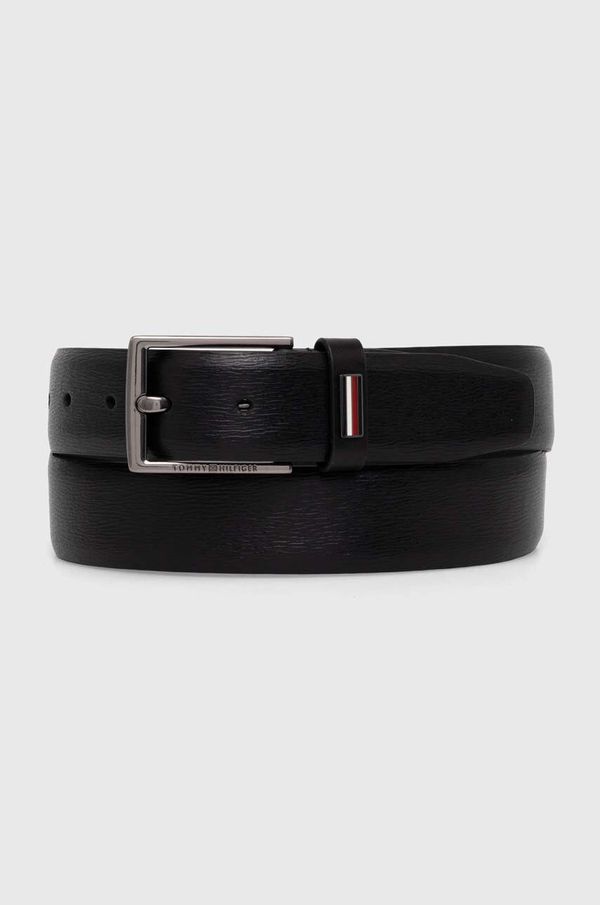 Tommy Hilfiger Kožni remen Tommy Hilfiger za muškarce, boja: crna, AM0AM12664