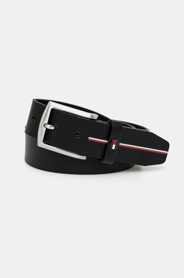 Tommy Hilfiger Kožni remen Tommy Hilfiger za muškarce, boja: crna, AM0AM13011