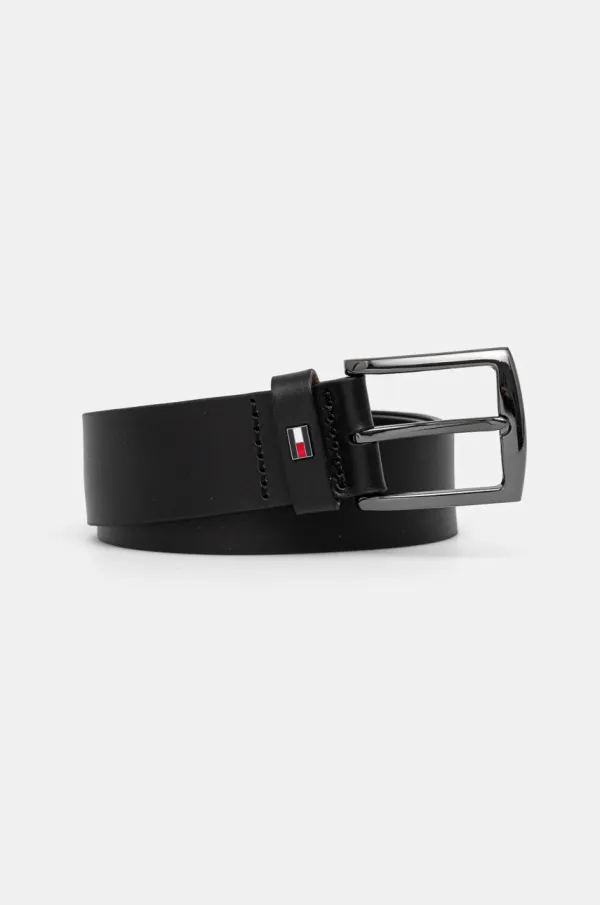 Tommy Hilfiger Kožni remen Tommy Hilfiger za muškarce, boja: crna, AM0AM13536