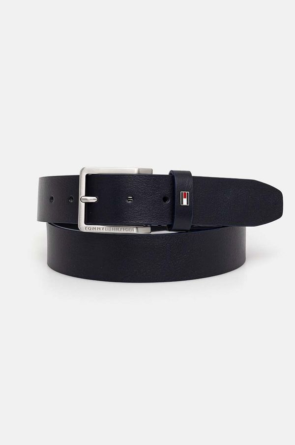 Tommy Hilfiger Kožni remen Tommy Hilfiger za muškarce, boja: tamno plava, AM0AM12554