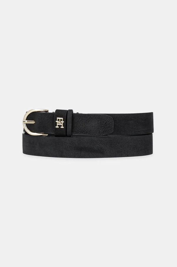 Tommy Hilfiger Kožni remen Tommy Hilfiger za žene, boja: crna, AW0AW16838