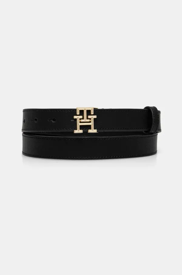 Tommy Hilfiger Kožni remen Tommy Hilfiger za žene, boja: crna, AW0AW17248