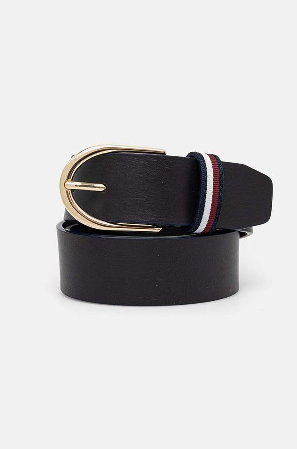 Tommy Hilfiger Kožni remen Tommy Hilfiger za žene, boja: tamno plava, AW0AW16596