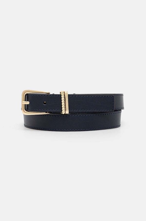 Tommy Hilfiger Kožni remen Tommy Hilfiger za žene, boja: tamno plava, AW0AW16602