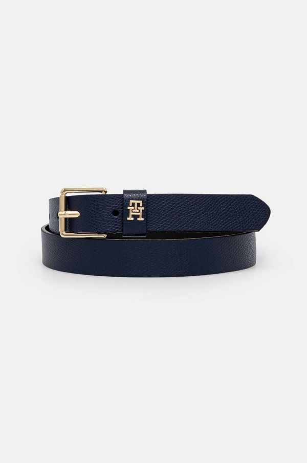 Tommy Hilfiger Kožni remen Tommy Hilfiger za žene, boja: tamno plava, AW0AW16607