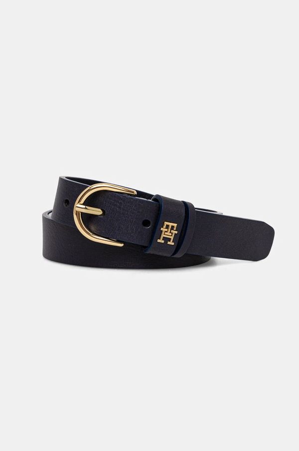 Tommy Hilfiger Kožni remen Tommy Hilfiger za žene, boja: tamno plava, AW0AW16836