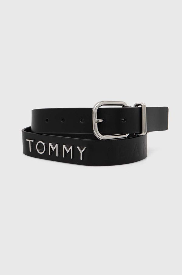 Tommy Jeans Kožni remen Tommy Jeans za žene, boja: crna, AW0AW16255