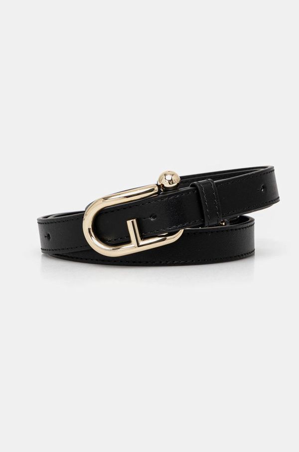 Furla Kožni remen za torbicu Furla boja: crna, WK00215 AX0733 O6000