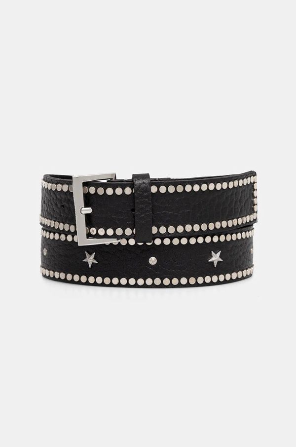 Zadig&Voltaire Kožni remen ZADIG&VOLTAIRE za žene, boja: crna, LWBT00001