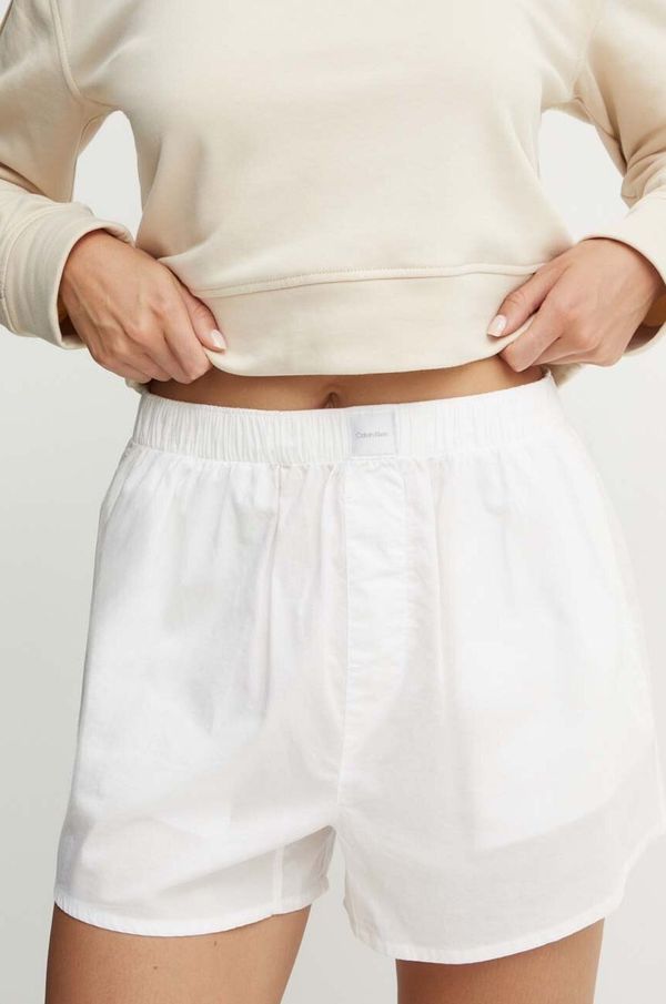 Calvin Klein Underwear Kratka pidžama Calvin Klein Underwear boja: bijela, pamučna, 000QS7245E