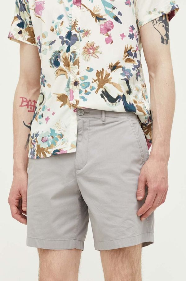 Abercrombie & Fitch Kratke hlače Abercrombie & Fitch za muškarce, boja: siva