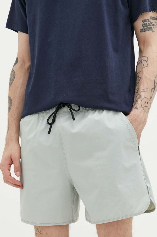 Abercrombie & Fitch Kratke hlače Abercrombie & Fitch za muškarce, boja: siva