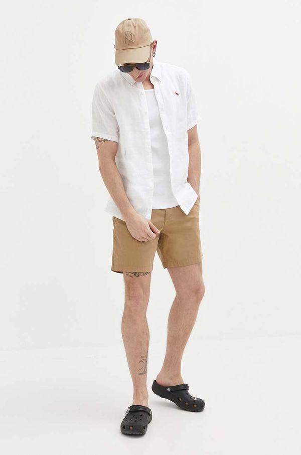 Abercrombie & Fitch Kratke hlače Abercrombie & Fitch za muškarce, boja: smeđa