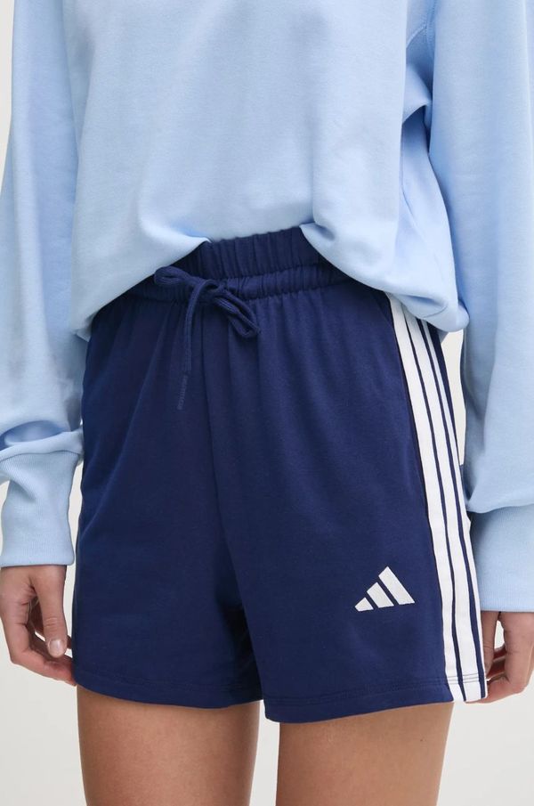 adidas Kratke hlače adidas Essentials za žene, s uzorkom, srednje visoki struk, JD0913