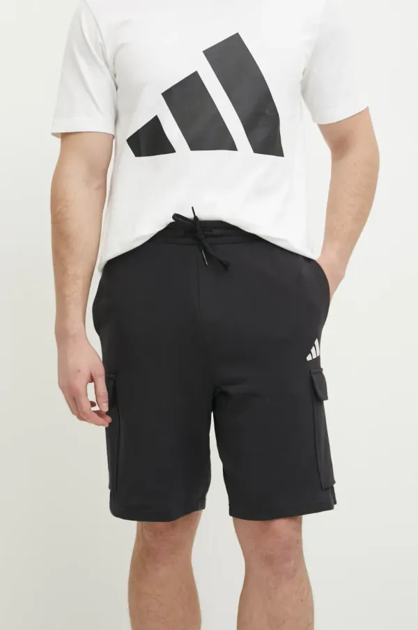 adidas Kratke hlače adidas Feelcozy za muškarce, boja: crna, JE6291