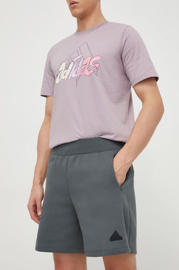 adidas Kratke hlače adidas Z.N.E za muškarce, boja: siva IS8359
