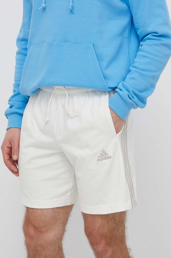 adidas Kratke hlače adidas za muškarce, boja: bež, IS1380