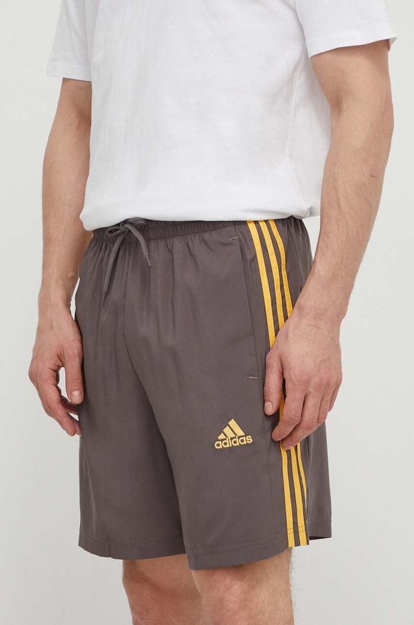 adidas Kratke hlače adidas za muškarce, boja: siva, IS1394