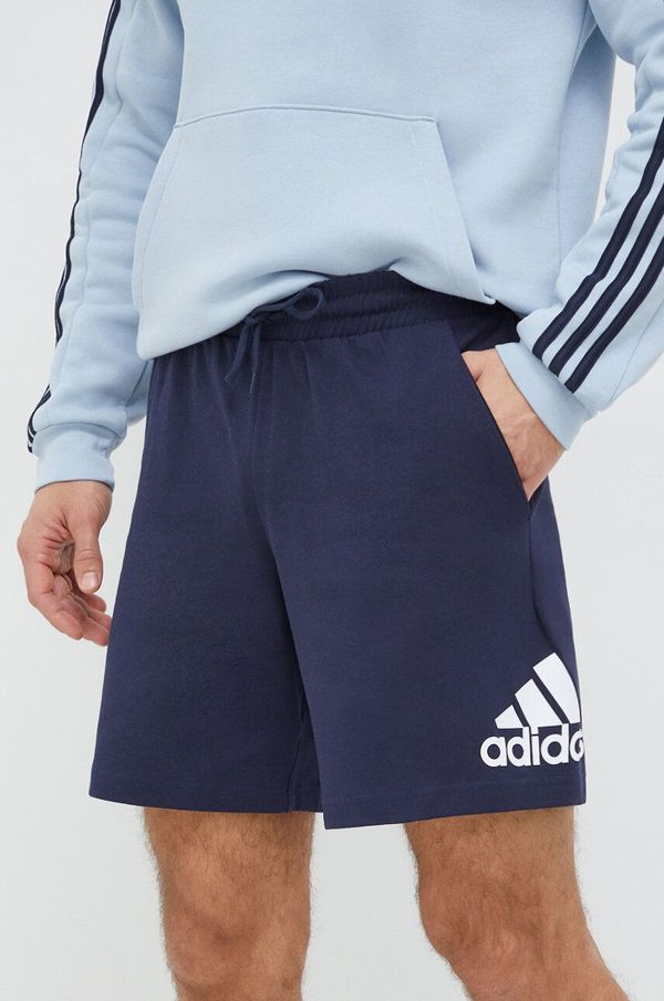 adidas Kratke hlače adidas za muškarce, boja: tamno plava