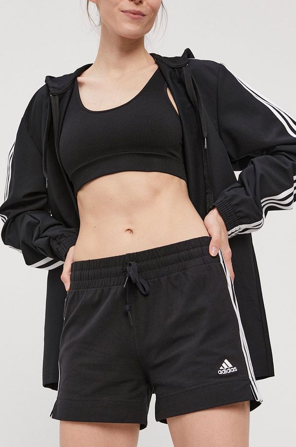 adidas Kratke hlače adidas za žene, boja: crna