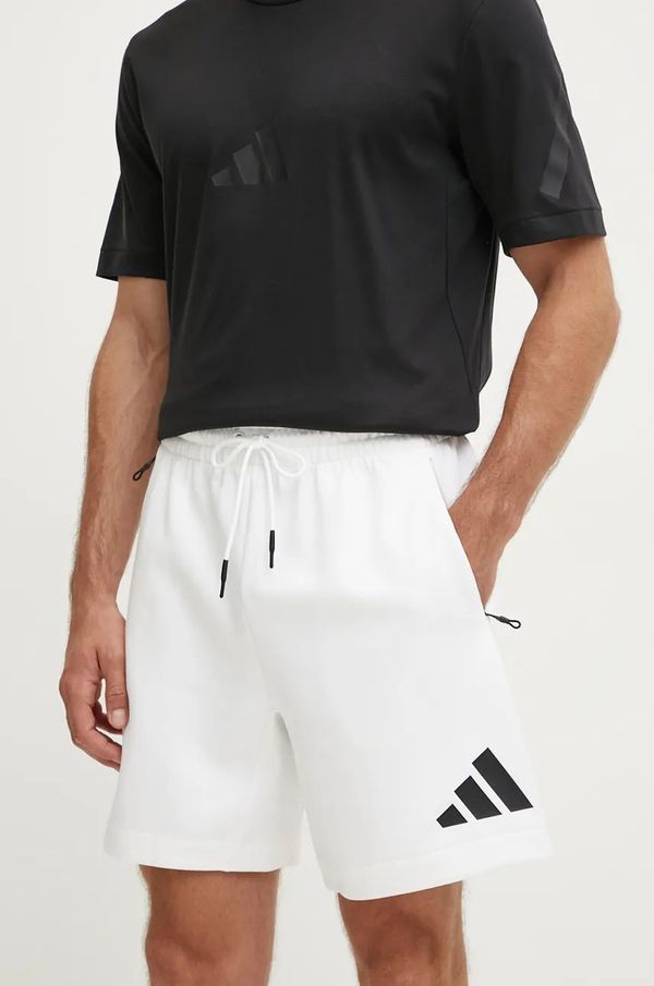 adidas Kratke hlače adidas ZNE za muškarce, boja: bijela, JJ4893