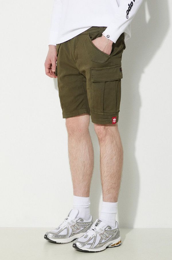 Alpha Industries Kratke hlače Alpha Industries Airman za muškarce, boja: zelena, 116211