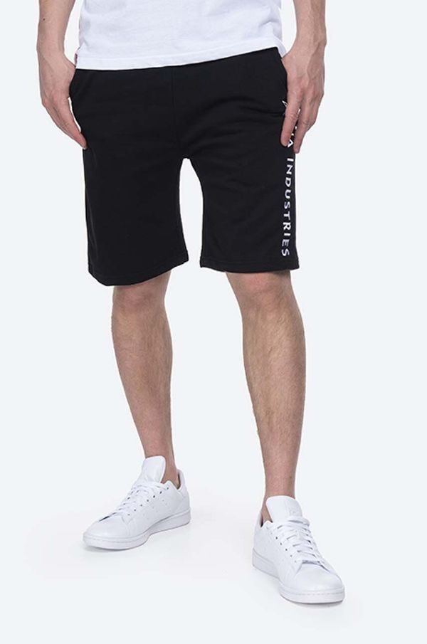 Alpha Industries Kratke hlače Alpha Industries Al Sweat za muškarce, boja: crna, 116365.03-black