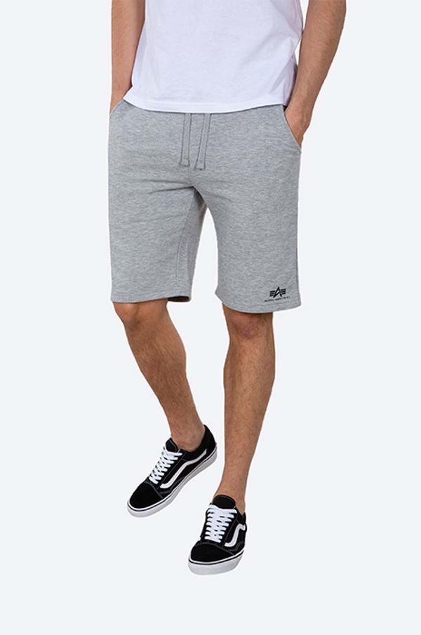 Alpha Industries Kratke hlače Alpha Industries Basic za muškarce, boja: siva, 116363.17-grey