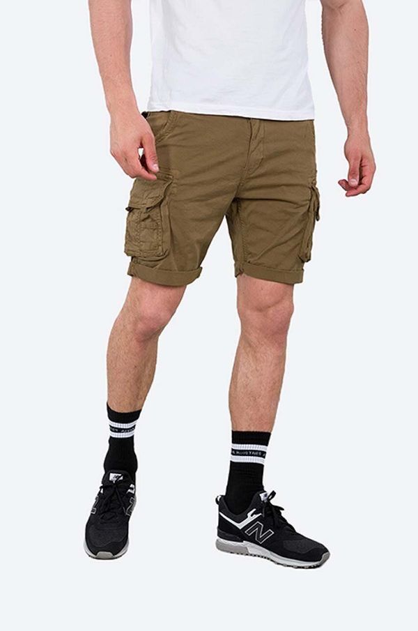 Alpha Industries Kratke hlače Alpha Industries za muškarce, boja: smeđa, 176203.13-brown