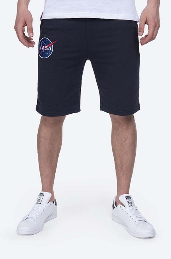 Alpha Industries Kratke hlače Alpha Industries za muškarce, boja: tamno plava, 116362.07-navy