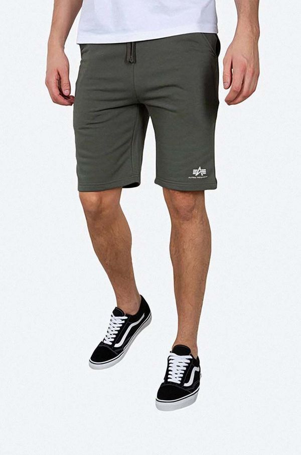 Alpha Industries Kratke hlače Alpha Industries za muškarce, boja: zelena, 116363.142-OLIWKOWY