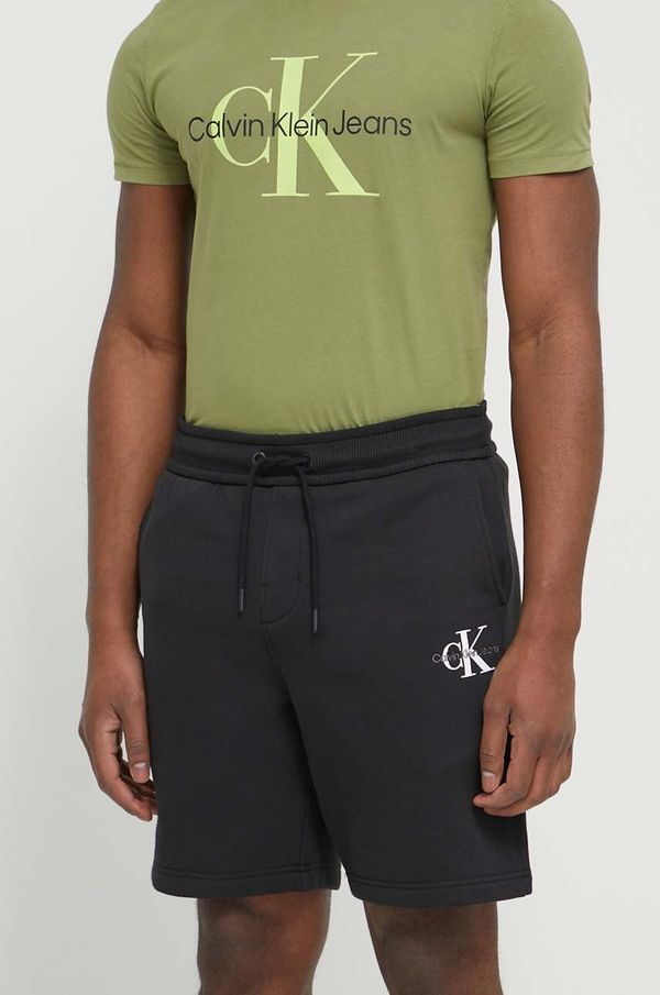 Calvin Klein Jeans Kratke hlače Calvin Klein Jeans za muškarce, boja: crna