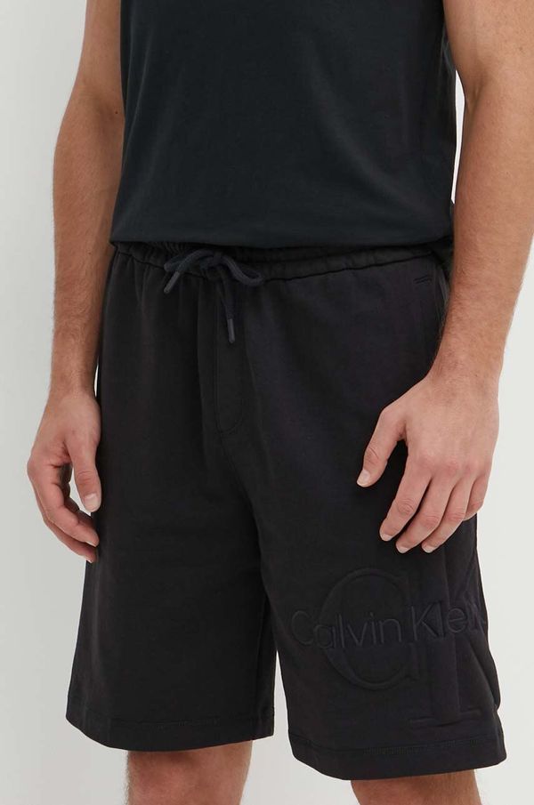 Calvin Klein Jeans Kratke hlače Calvin Klein Jeans za muškarce, boja: crna, J30J325134
